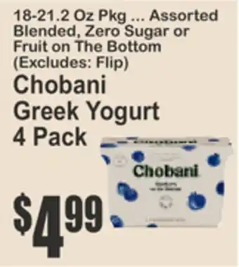 SuperFresh Chobani Greek Yogurt offer