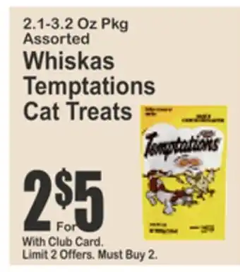 SuperFresh Whiskas Temptations Cat Treats offer