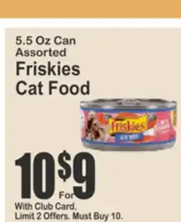 SuperFresh Friskies Cat Food offer