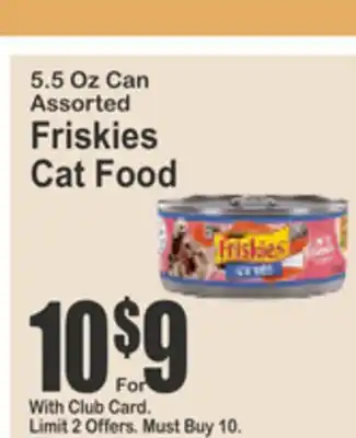 SuperFresh Friskies Cat Food offer