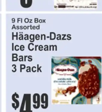 SuperFresh 9 Fl Oz Box Assorted Häagen-Dazs Ice Cream Bars offer