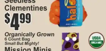 SuperFresh Seedless Clementines offer