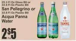 SuperFresh San Pellegrino or Acqua Panna Water offer