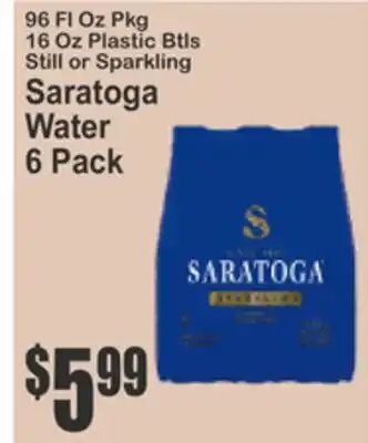 SuperFresh Saratoga Water offer