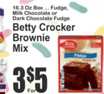 SuperFresh Betty Crocker Brownie Mix offer