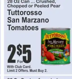 SuperFresh Tuttorosso San Marzano Tomatoes offer