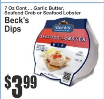 SuperFresh Beck's Dips offer