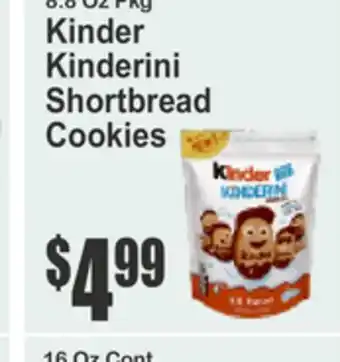 SuperFresh Kinder Kinderini Shortbread Cookies offer