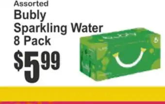SuperFresh Assorted Bubly Sparkling Water offer
