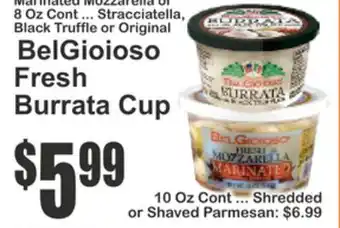 SuperFresh BelGioioso Fresh Burrata Cup offer