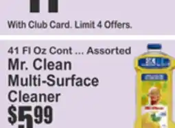 SuperFresh Mr. Clean Multi-Surface Cleaner offer