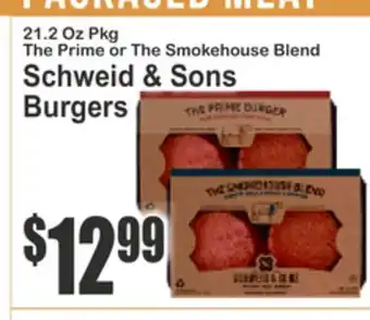 SuperFresh Schweid & Sons Burgers offer