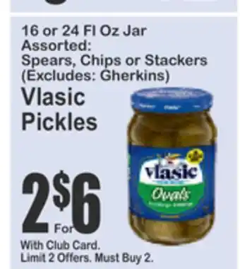 SuperFresh Vlastic Pickles offer