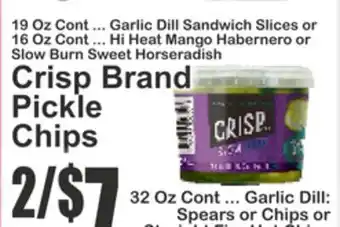 SuperFresh Crisp Brand Pickle Chips offer