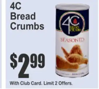 SuperFresh 4C Bread Crumbs offer
