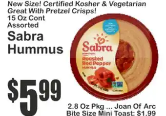 SuperFresh Sabra Hummus offer