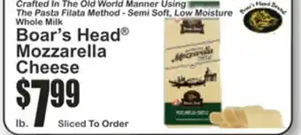 SuperFresh Boar's Head Mozzarella Cheese offer