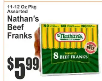 SuperFresh Nathan's Beef Franks offer