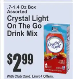 SuperFresh Assorted Crystal Light On The Go Drink Mix offer