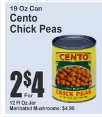 SuperFresh 19 Oz Can Cento Chick Peas offer