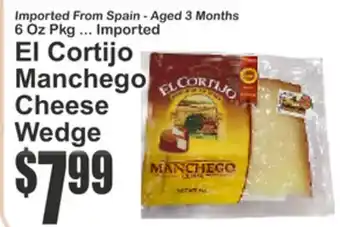 SuperFresh El Cortijo Manchego Cheese Wedge offer