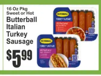 SuperFresh Butterball Italian Turkey Sausage offer