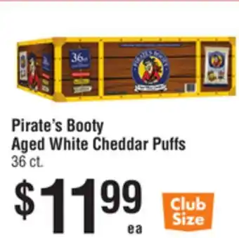Smart & Final Pirate's Booty Aged White Cheddar Puffs offer