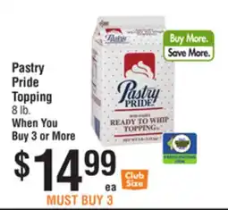 Smart & Final Pastry Pride Topping offer