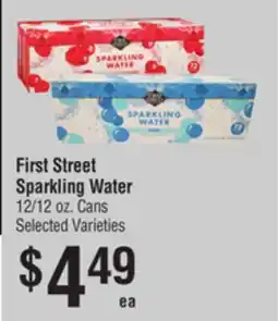 Smart & Final First Street Sparkling Water offer