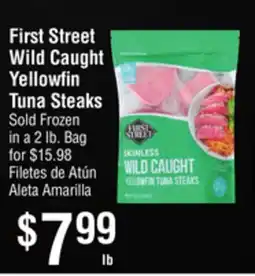 Smart & Final First Street Wild Caught Yellowfin Tuna Steaks offer