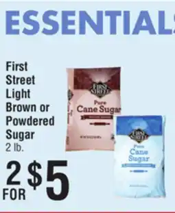 Smart & Final First Street Light Brown or Powdered Sugar offer
