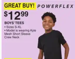 Dunham's Sports POWERFLEX BOYS' TEES offer