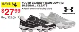 Dunham's Sports YOUTH LEADOFF ICON LOW RM BASEBALL CLEATS offer