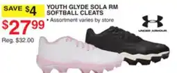 Dunham's Sports YOUTH GLYDE SOLA RM SOFTBALL CLEATS offer