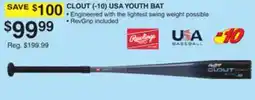 Dunham's Sports CLOUT USA YOUTH BAT offer