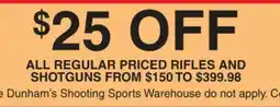Dunham's Sports SHOTGUNS offer
