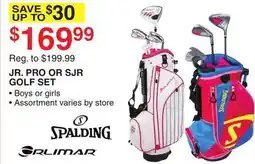 Dunham's Sports JR. PRO OR SJR GOLF SET offer