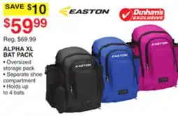 Dunham's Sports ALPHA XL BAT PACK offer