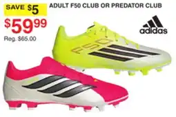 Dunham's Sports ADULT F50 CLUB OR PREDATOR CLUB offer