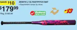 Dunham's Sports ZENITH (- 13) FASTPITCH BAT offer