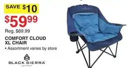 Dunham's Sports BLACK SIERRA COMFORT CLOUD XL CHAIR offer