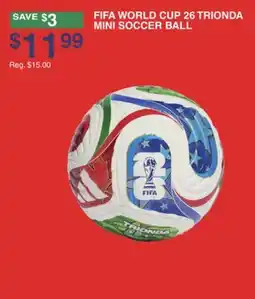 Dunham's Sports FIFA WORLD CUP 26 TRIONDA MINI SOCCER BALL offer