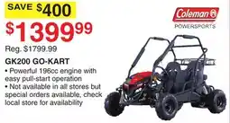 Dunham's Sports GK200 GO-KART offer