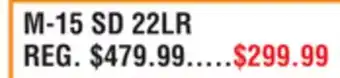 Dunham's Sports M-15 SD 22LR offer