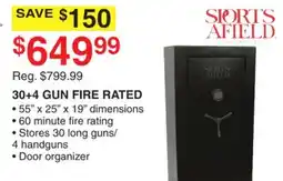 Dunham's Sports SPORTS AFIELD 30+4 GUN FIRE RATED offer