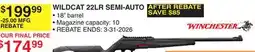 Dunham's Sports WINCHESTER WILDCAT 22LR SEMI-AUTO offer
