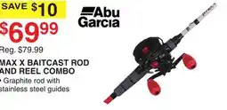 Dunham's Sports MAX X BAITCAST ROD AND REEL COMBO offer