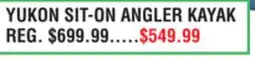 Dunham's Sports YUKON SIT-ON ANGLER KAYAK offer