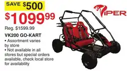 Dunham's Sports VIPER VK200 GO-KART offer