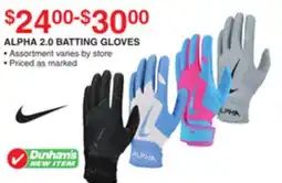 Dunham's Sports ALPHA 2.0 BATTING GLOVES offer